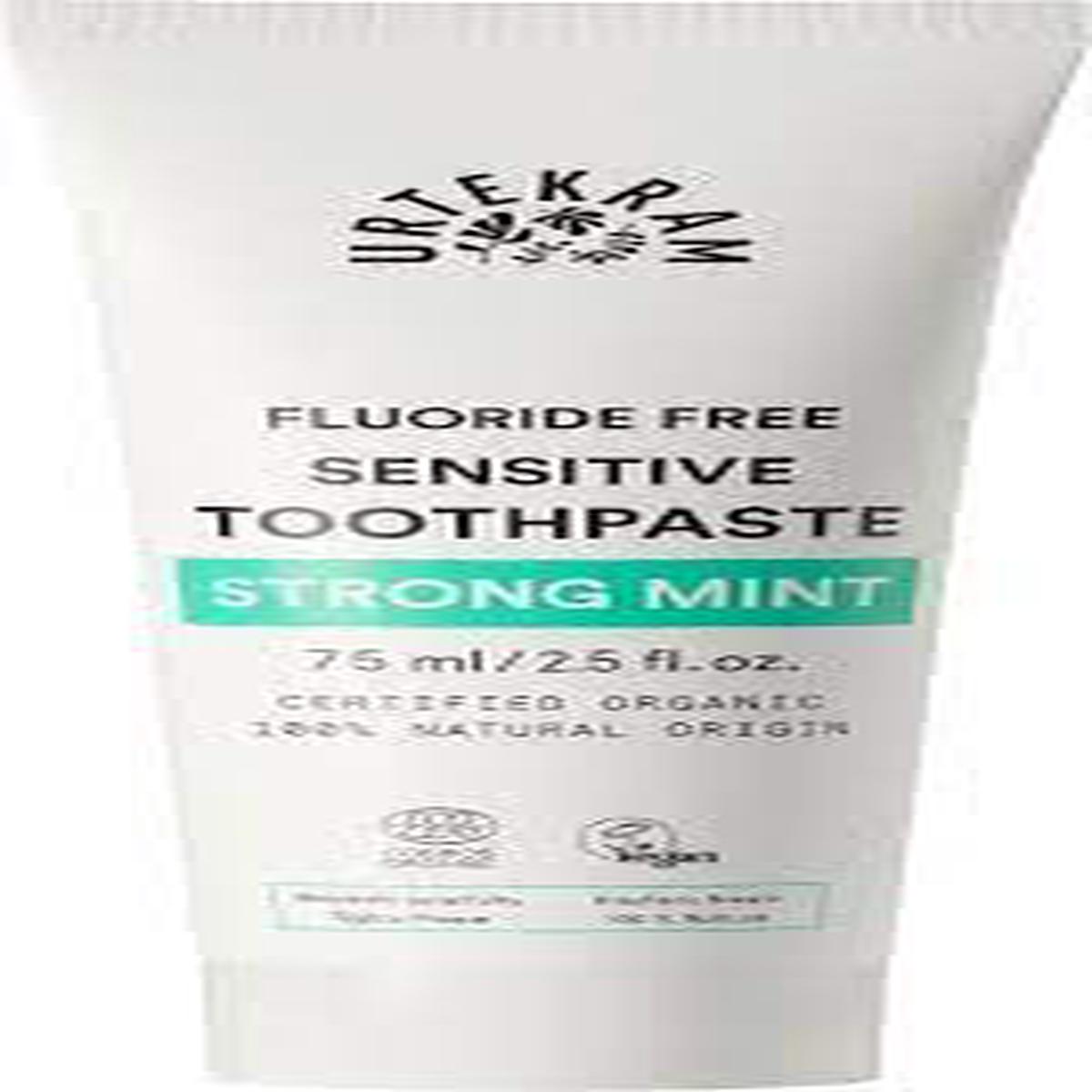 Urtekram Fluoride Free Toothpaste Strong Mint 75ml