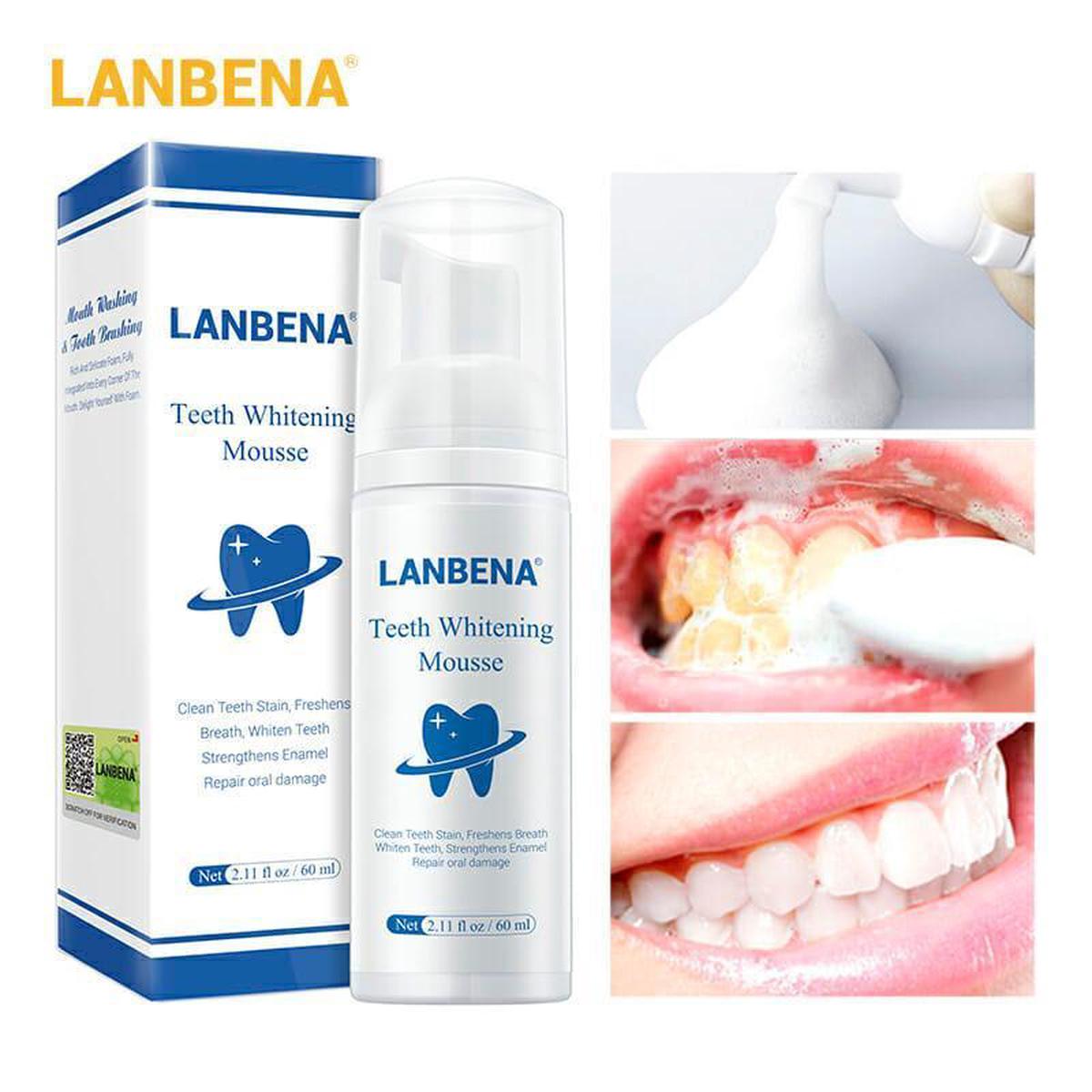 Lanbena Teeth Whitening Mousse – 60ml