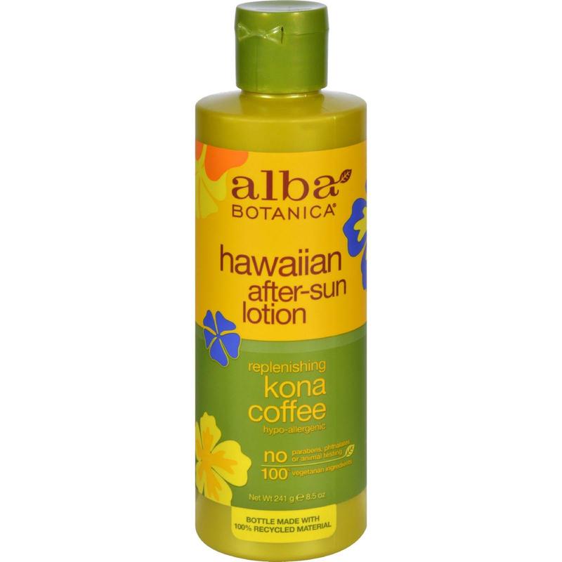 Alba Botanica Hawaiian Kona Coffee After-sun Lotion – 8.5 Fl Oz