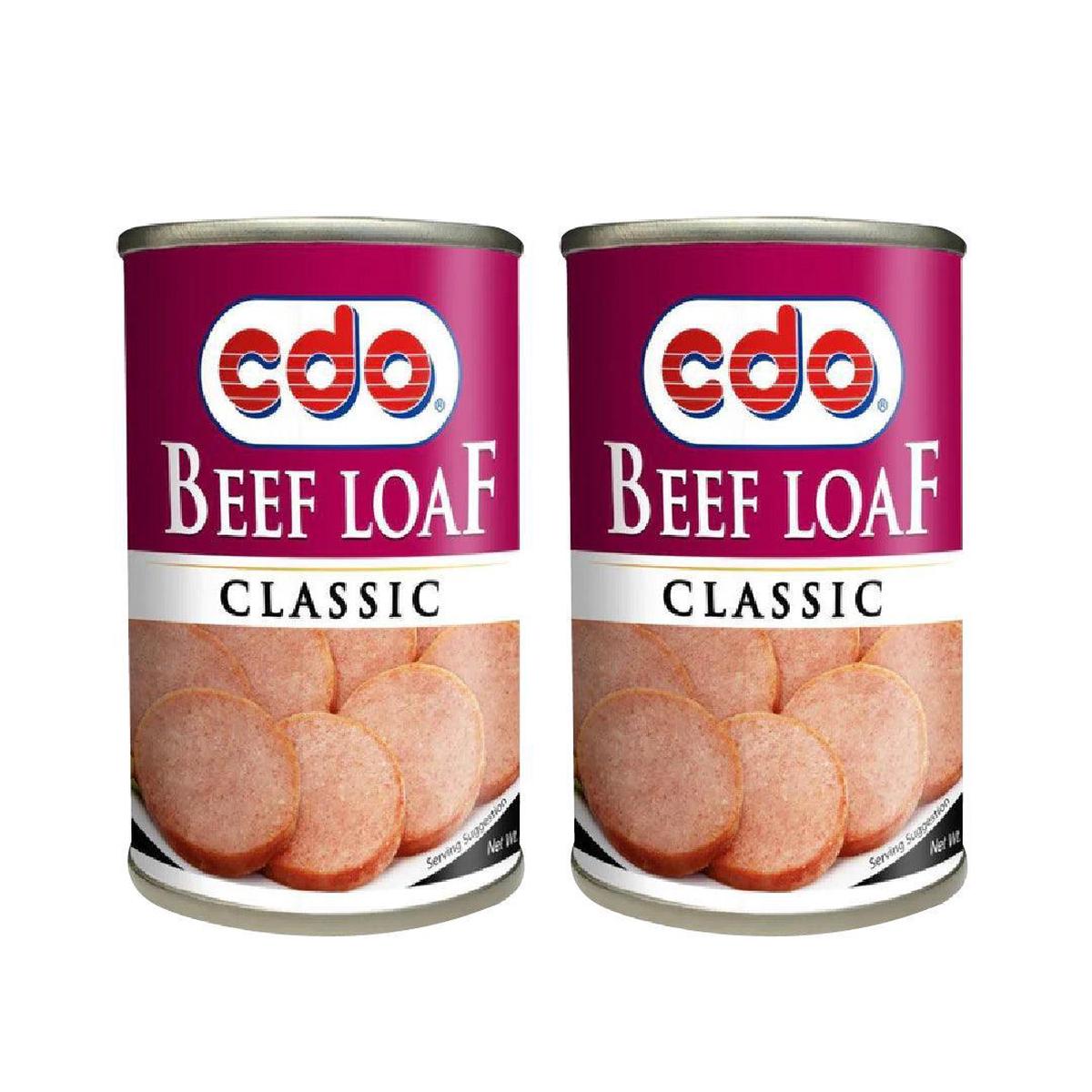 Cdo beef loaf Classic 150g x 2 Pcs