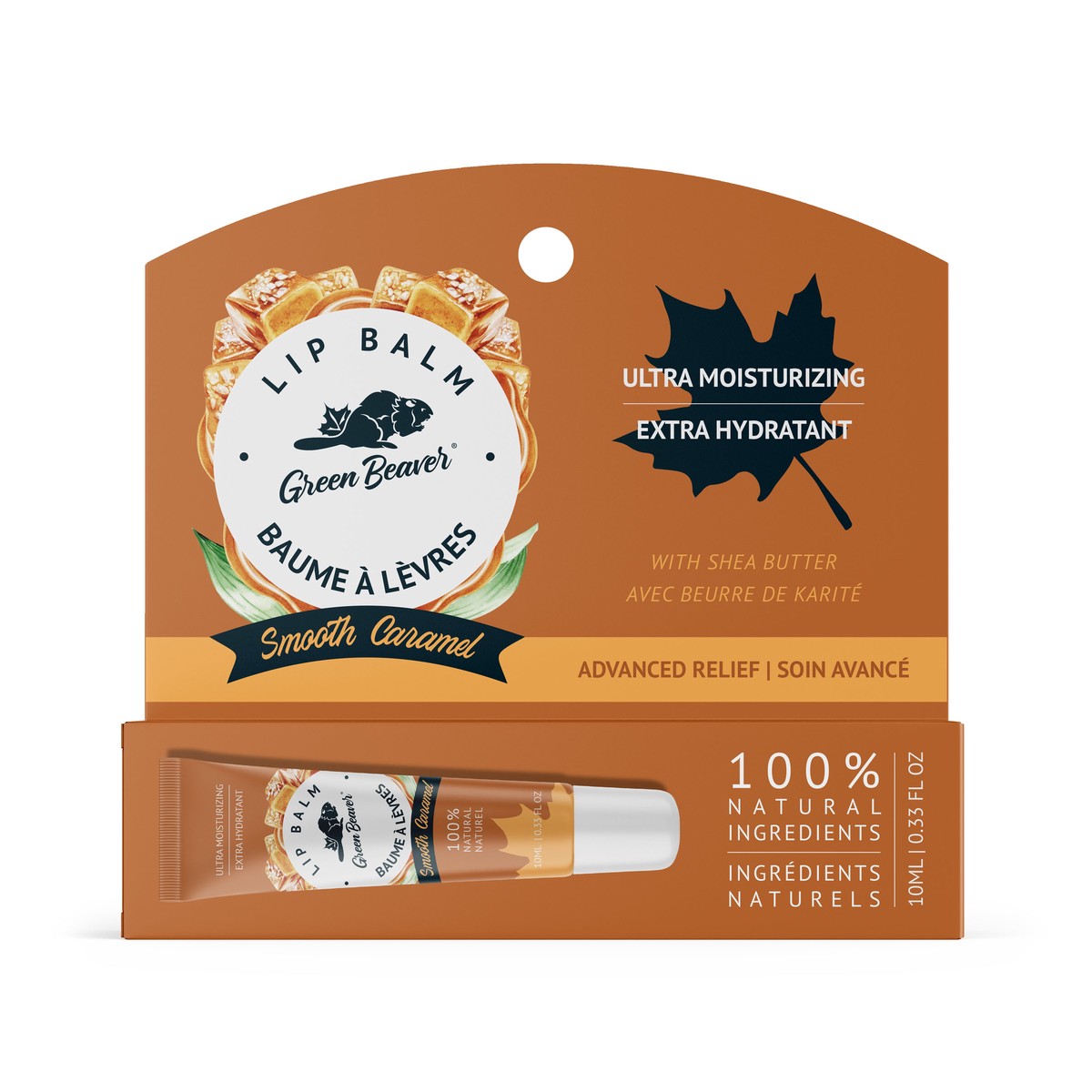 Green Beaver – Lip Balm – Caramel, 10 mL