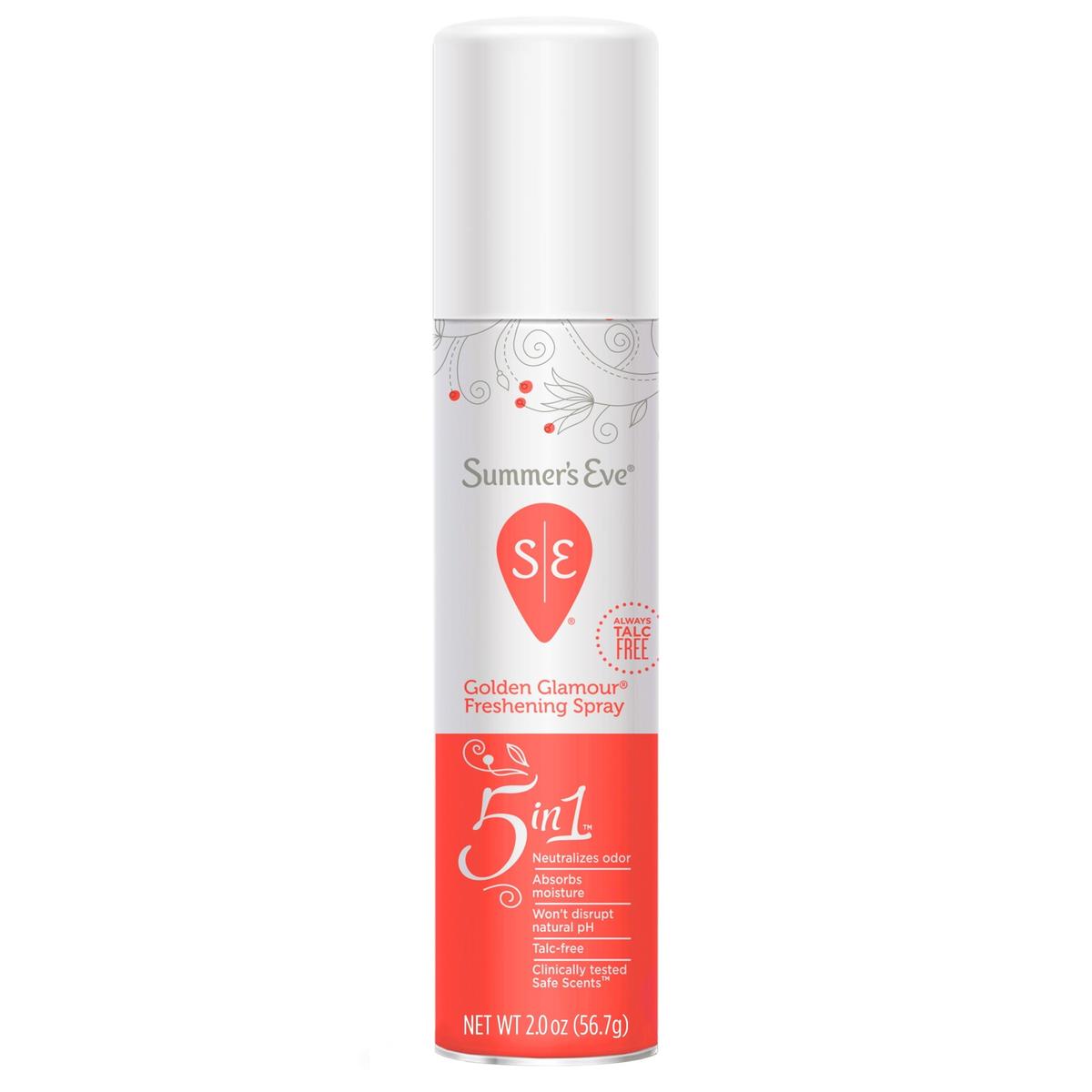 Summer’s Eve Deodorant Spray 5 In 1 2oz