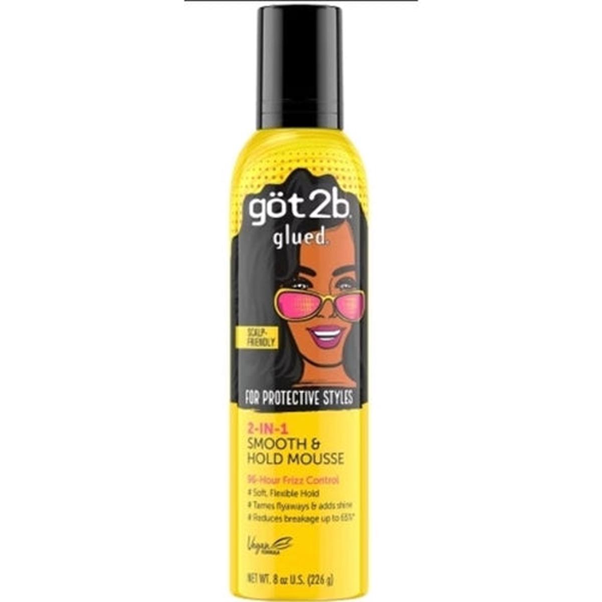 Got2B Glued Smooth & Hold Hair Mousse – 8oz