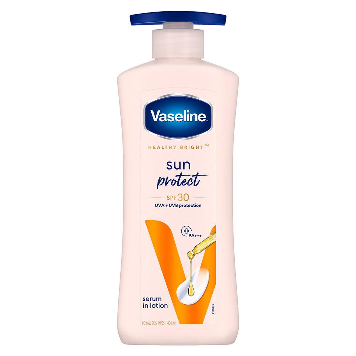 Vaseline Sun + Pollution Protection Spf 30 Body Lotion, Upto 30X Sun Protection 400 ml