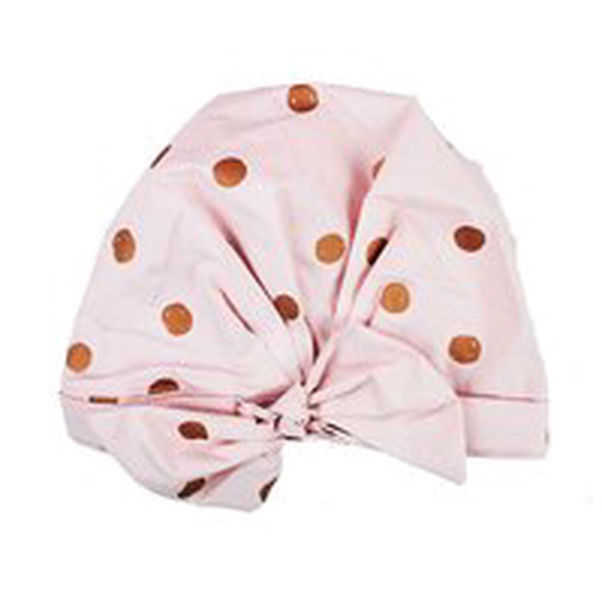 ELEVATED SHOWER CAP – BLUSH DOT by Kitsch