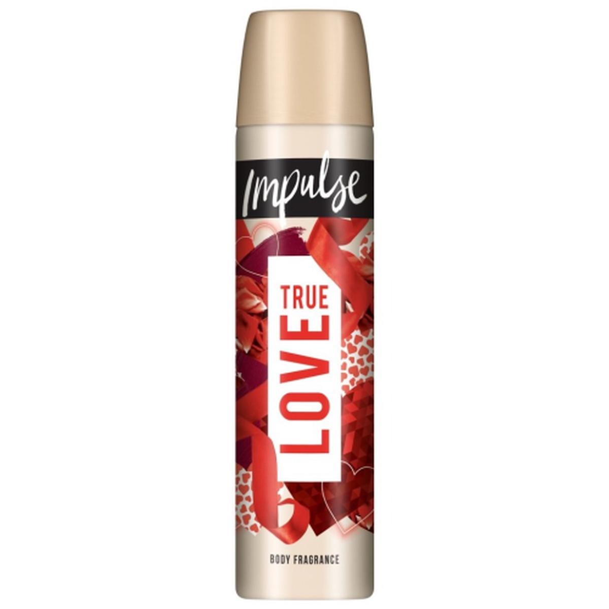 Impulse True Love Body Spray Deodorant 75 ml