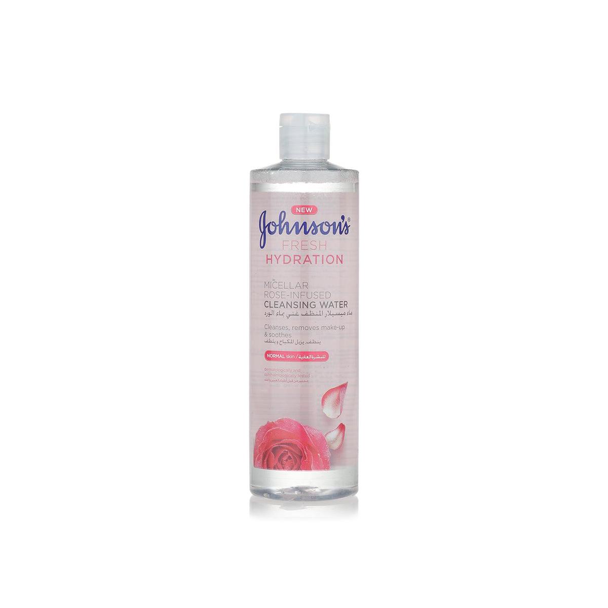 Johnson’s Micellar Rose Infused Cleansing Water 400ml