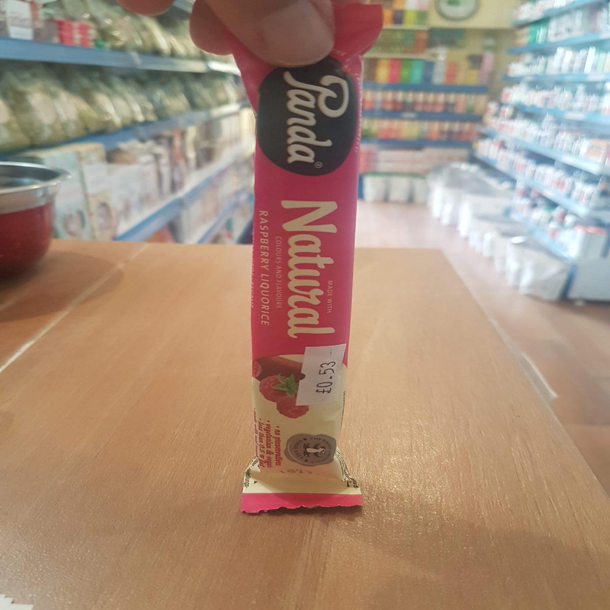 Natural Raspberry Licorice Bar 32g