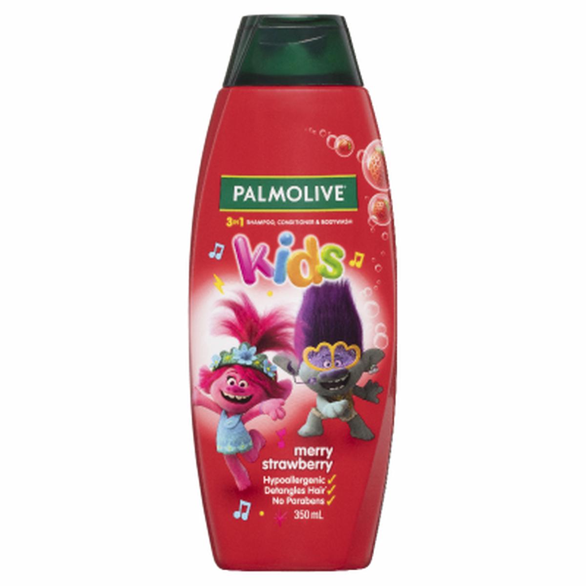 Palmolive Kids 3 In 1 Strawberry Shampoo 350ml