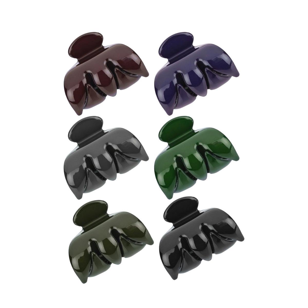 Unique Design Hair Claw Clips – 12 Pcs (C110)
