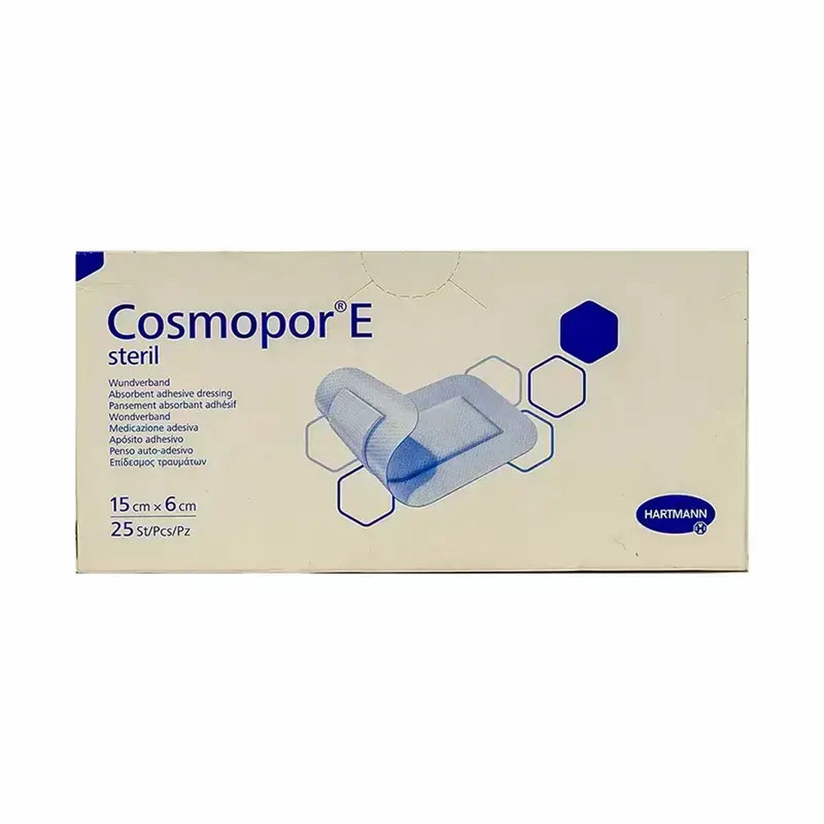Hartmann Cosmopor E Sterile Dressing 15×6 cm 25 Pcs 82866