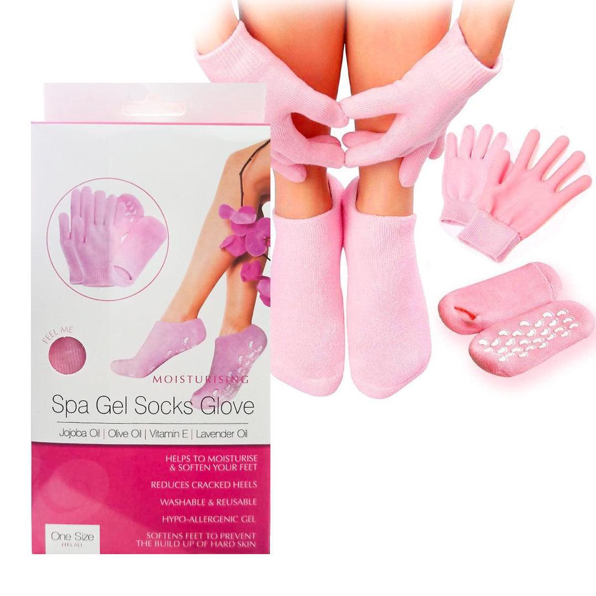 Spa Moisturising Gel Socks & Gloves Set