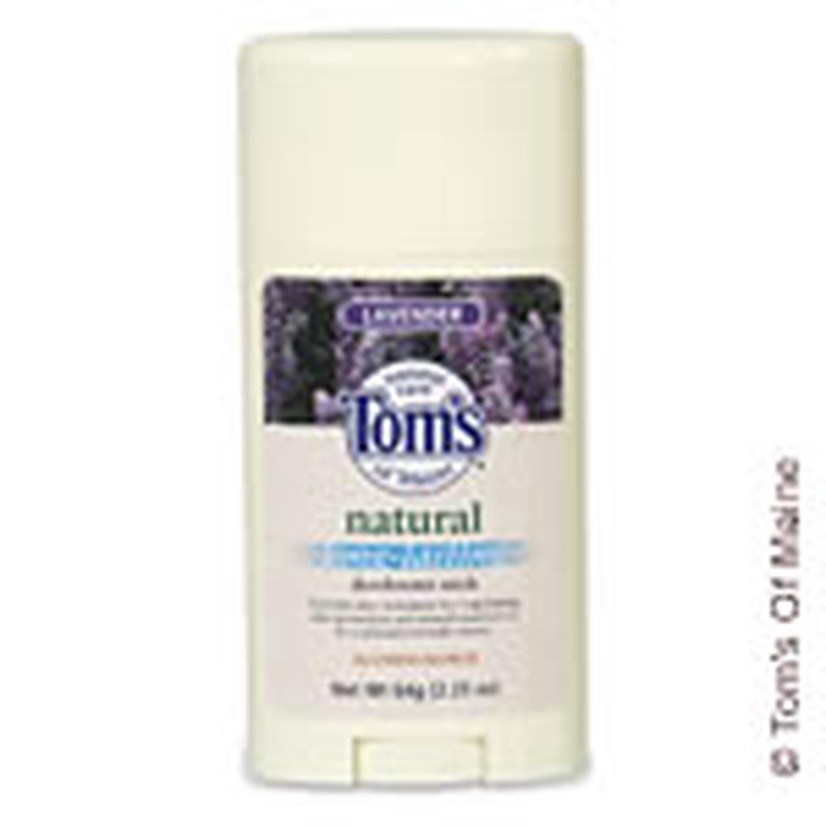 Tom’s of Maine Body Care Long Lasting Deodorant Stick Lavender 2.25 oz