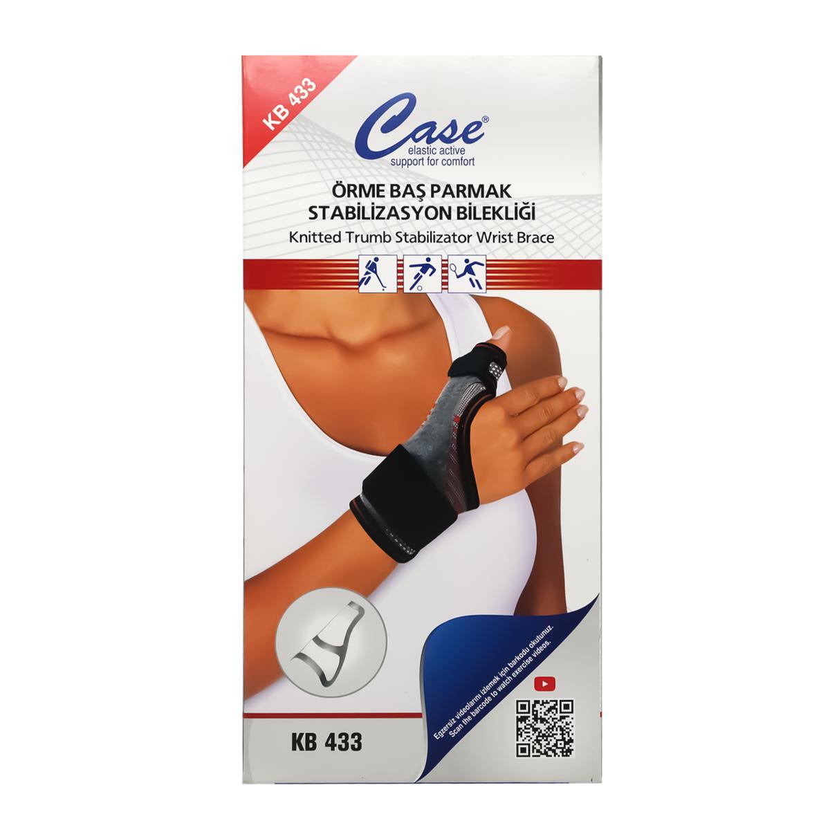 Case Thumb Stabilizator Wrist Brace KB 433-1 XS-M