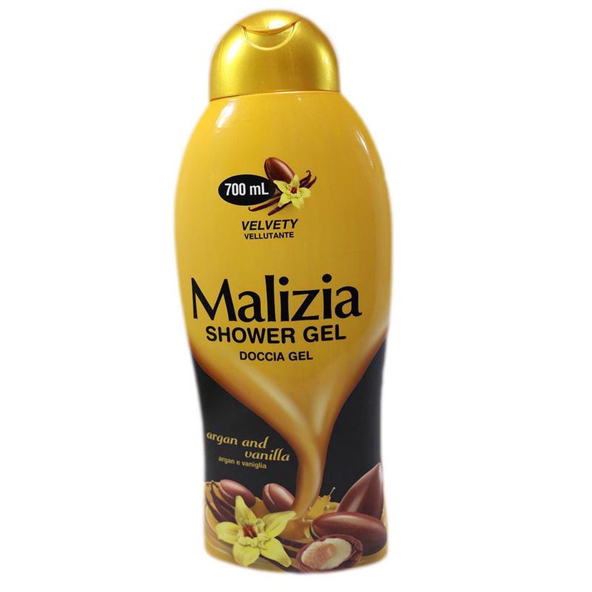 Malizia Shower Gel Argan 038 Vanilla 700ml