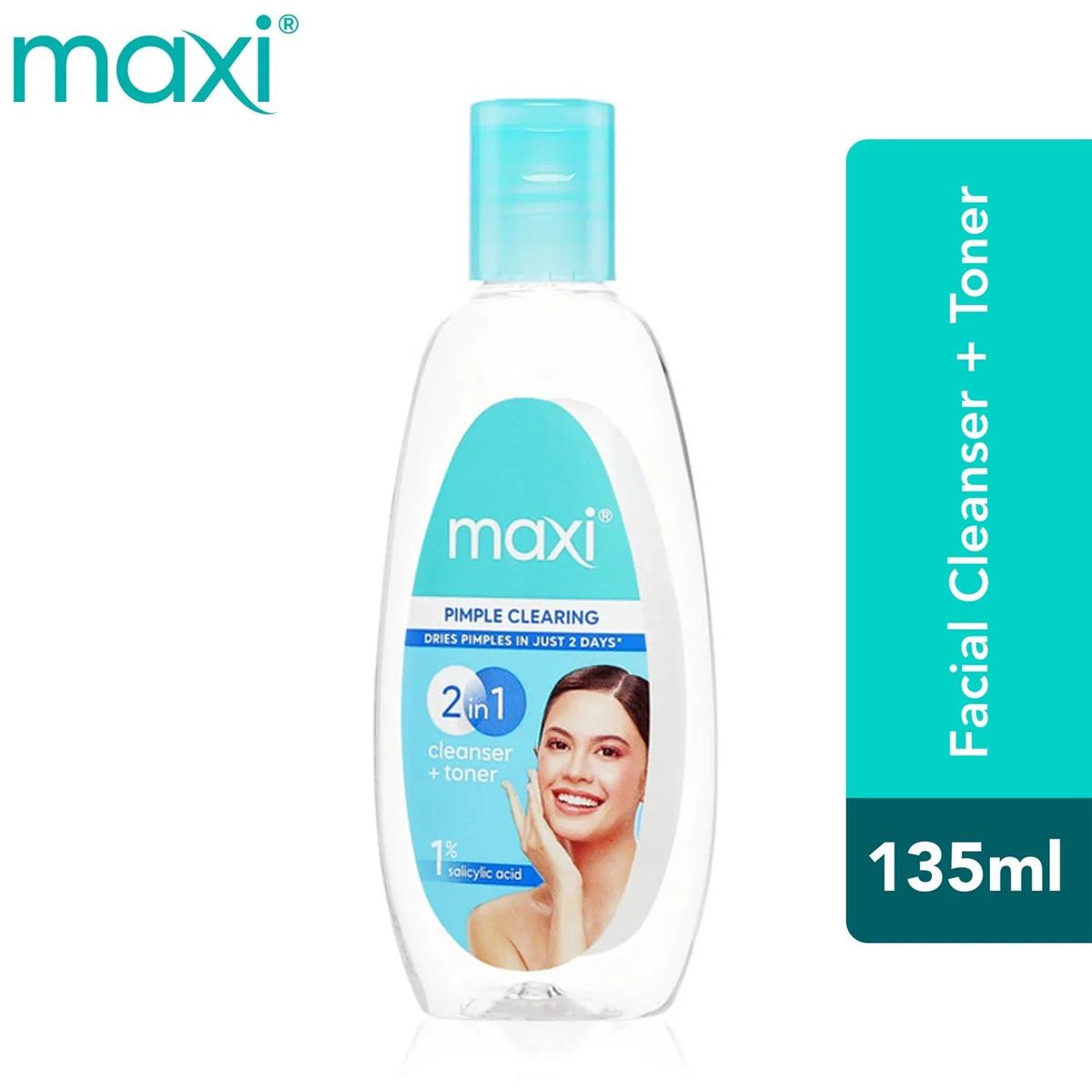 Maxi Pimple Clearing Cleanser + Toner – 135ml