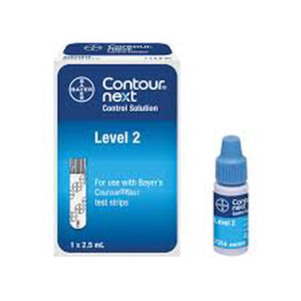 Contour Plus Control Solution – Level 2 (Normal) – 2.5 mL Bottle