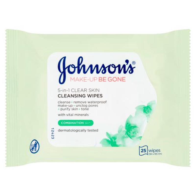 Johnsons Cleansing Wipes 25s