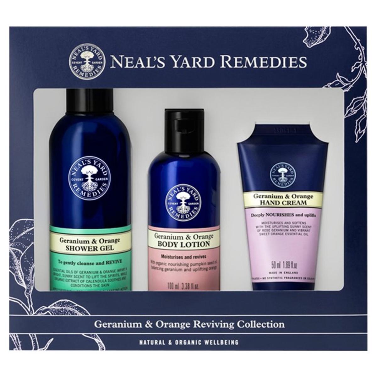 Neal’s Yard Geranium & Orange Reviving Collection