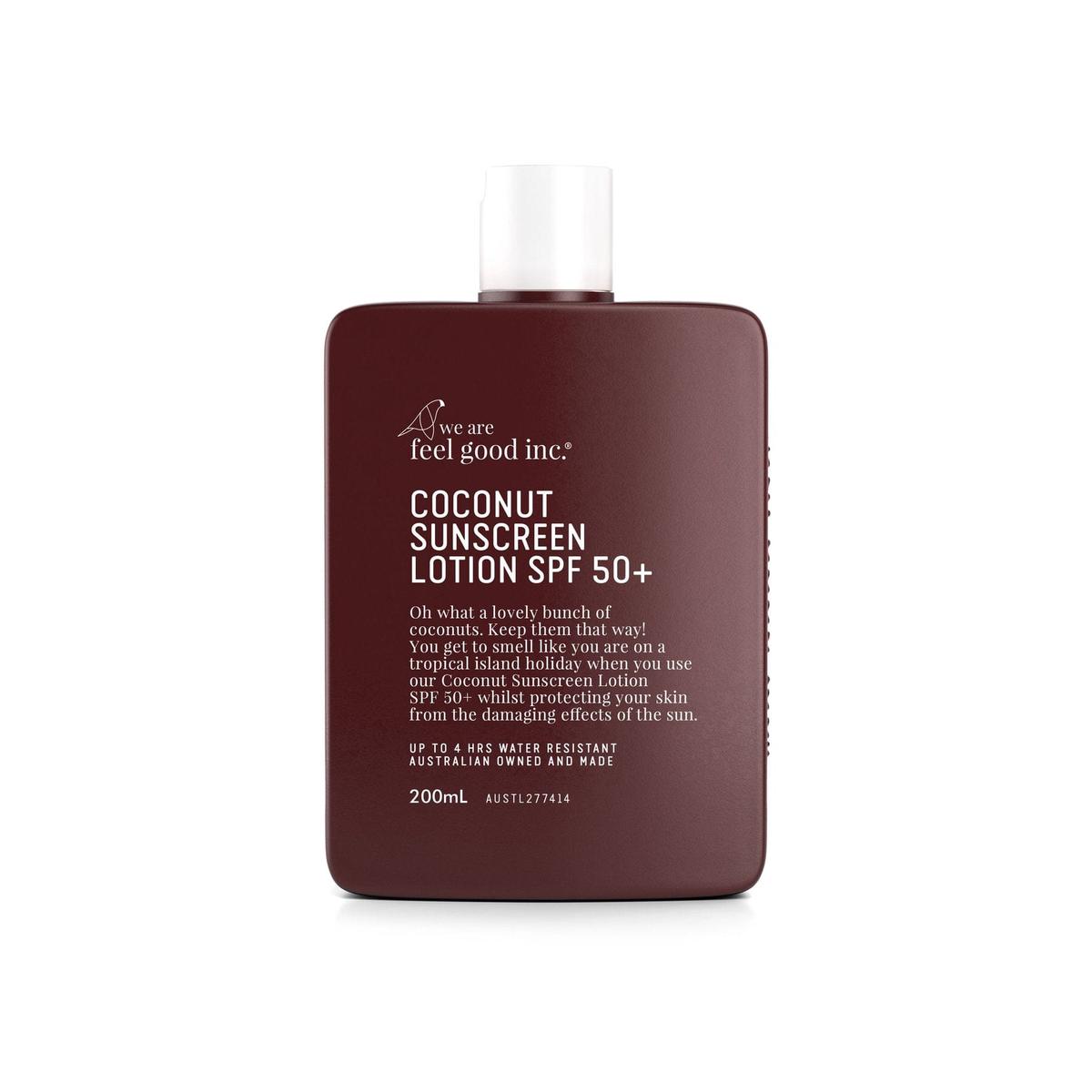 Coconut Sunscreen SPF50+ (200ml)