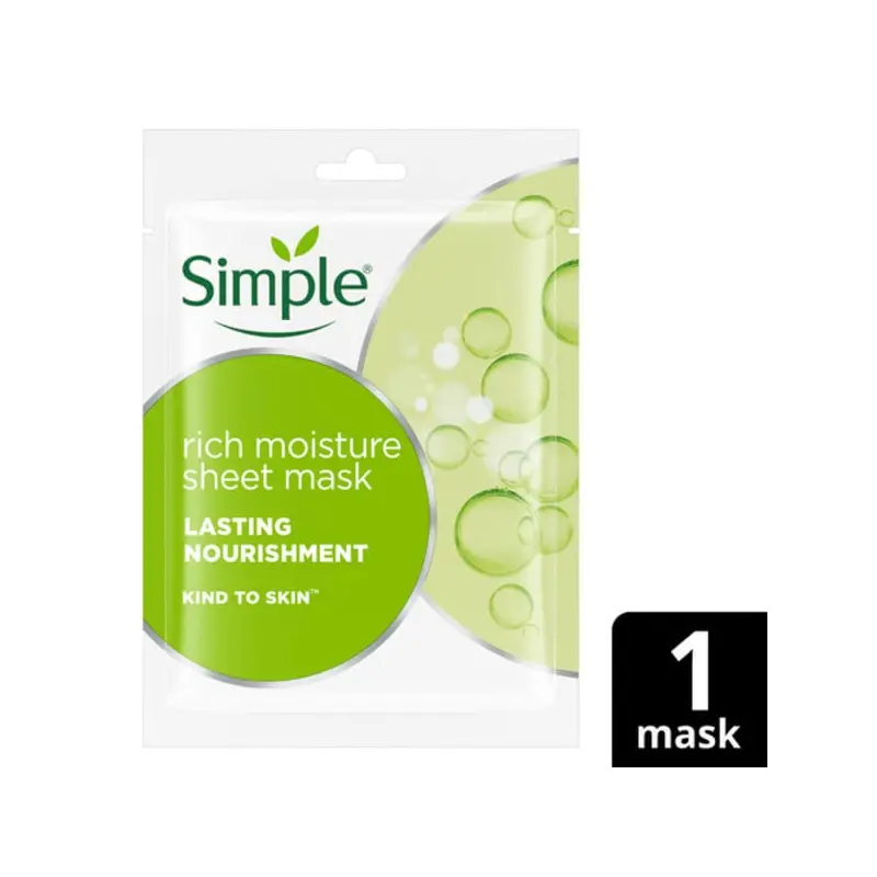 Simple Rich Moisture Sheet Mask 1 Pack